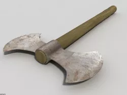 Axe Double Headed 3d model