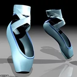 Ballet Shoes 3d model
