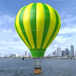 Balloon Air hot 3d model