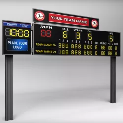 Baseball scoreboard small 3d model