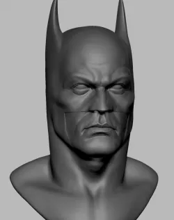 Batman Head Printable 3d model