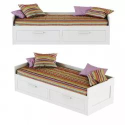 Bed Brimnes Ikea 3d model