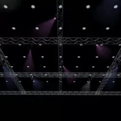 Big Square Truss-Stage Lights 3d model