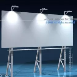 Billboard3 3d model