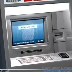 Biometric ATM 3d model
