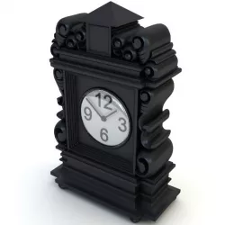 Black Clock 3d model