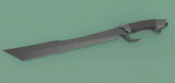 Bone Machete 3d model
