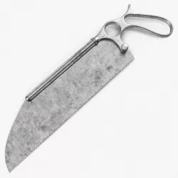 Bone Saw Surgical Tool Amputation Blade Old 3d model