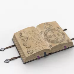 Book Open 3d model