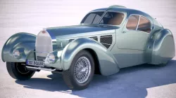 Bugatti Type 57 Aerolithe 1935 3d model