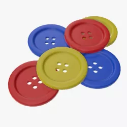 Button 3d model