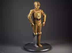 C3PO Star Wars Droid Robot 3d model