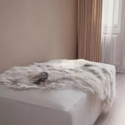 Carpet from cow with fur 3d model