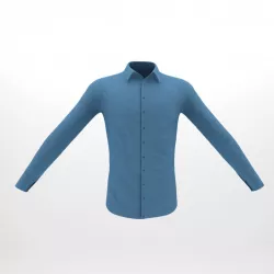 Casual Shirt For Male Characters 3d model