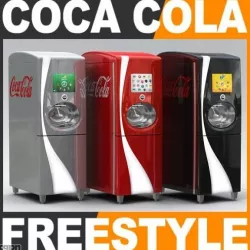 Coca Cola Freestyle Jet Fountain of the Future 3d model