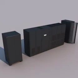Computer server 3d model