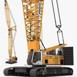Crawler Crane Liebherr LR1250 3d model