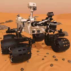 Curiosity Rover Mars 3d model