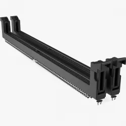 DDR4 DIMM Memory Slot 3d model