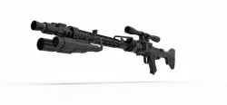 Death Trooper Blaster Rifle DLT-19D from Star Wars 3d model