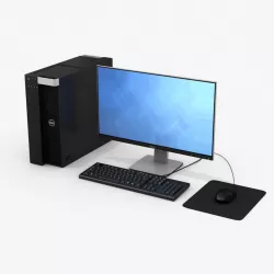 Dell Workstation 3d model