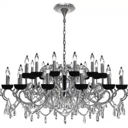 Detailed Beaded Chandelier 3d model
