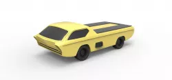 Diecast model Dodge Deora 1967 Scale 1 to 24 3d model
