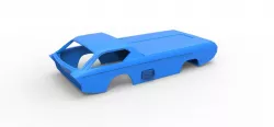 Diecast shell model Dodge Deora Scale 1 to 24 3d model