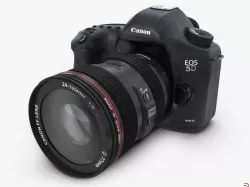 Digital Camera Canon EOS 5D Mark III 3d model