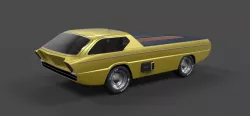 Dodge Deora 1967 3d model