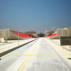 Dragway Stadium 3d model