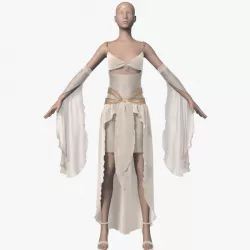 Dress Elf 3d model