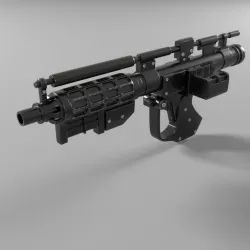 Droid Gun 3d model