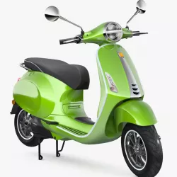 Electric Scooter Rigged 3d model