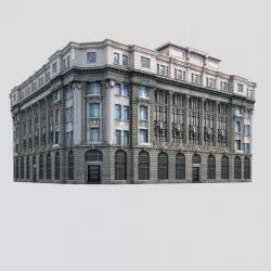 European building 3d model