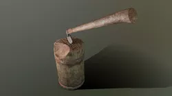 Executioner Axe(Block) PBR 3d model