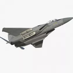 F-15 Silent Eagle Rigged 3d model