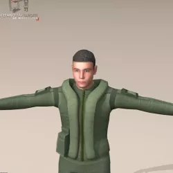F 35 pilot 3d model