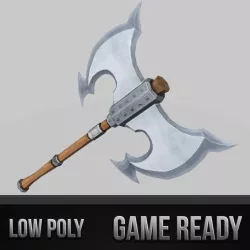 Fantasy Axe 04 3d model