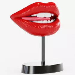 Figurine lips 3d model