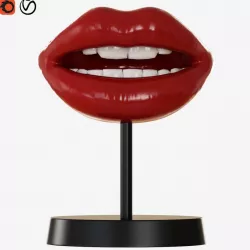 Figurine lips 3d model