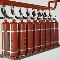 fire extinguishing system 3d model