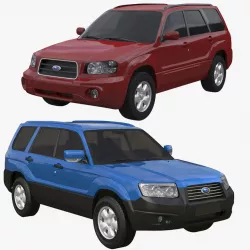 Forester SG Collection 3d model