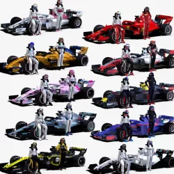 Formula 1 2018 3d model