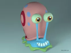 Gary the snail 3d model