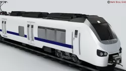 Generic Commuter Train 3d model