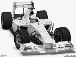 Generic F1 2012 Race Car 3d model
