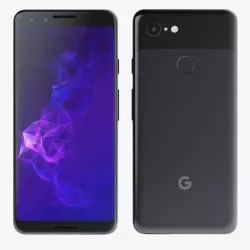 Google Pixel 3 Black 3d model