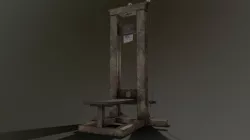 Guillotine PBR 3d model