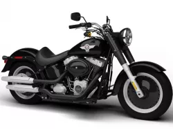 Harley-Davidson FLSTFB Fat Boy Lo 2012 3d model